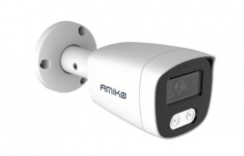 Amiko B25M540FCA POE 5MP Full Color kültéri Bullet IP kamera meleg fényű LED-del
