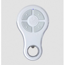 Key Automation KEY-SUB-44WR – 4-Channel White Remote Transmitter KEY-SUB-44WR 4 csatornás adó fehér 433MHz ugrókódos 
