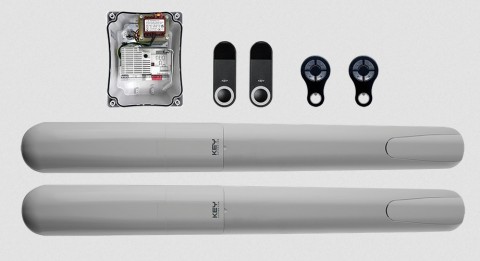 Key Automation KEY-KSTAR3324KS orsós szárnyaskapu szett új CT20324 vezérléssel