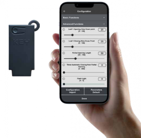 Key Automation KEY-KUBEPRO bluetooth programozó interfész telepítőknek 