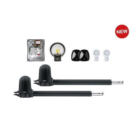 Key Automation KSTAR3324ES orsós szárnyaskapu szett új CT20324 vezérléssel LUMY villogó 