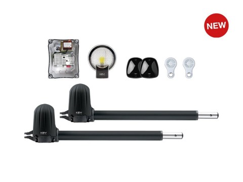 Key Automation KSTAR3324ES orsós szárnyaskapu szett új CT20324 vezérléssel LUMY villogó 