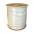 Koax kábel RG6T60CCST2-W Trishield Fehér
