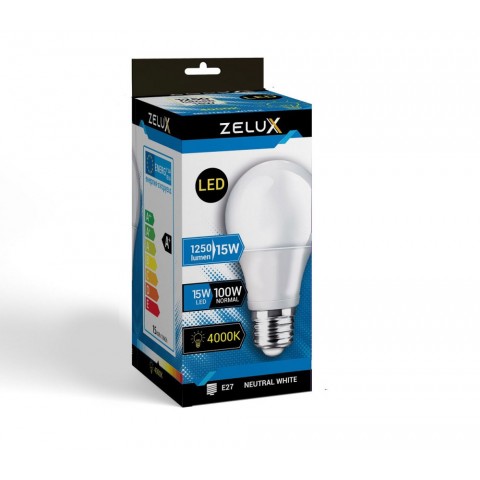 Zelux Led Globe A70 16W E27 4000K Gömb izzó 
