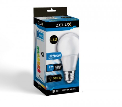 Zelux Led Globe A70 16W E27 4000K Gömb izzó 