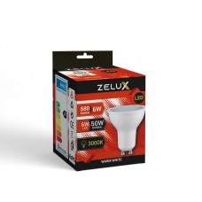 Zelux Led Spot Gu10 6W 3000K 