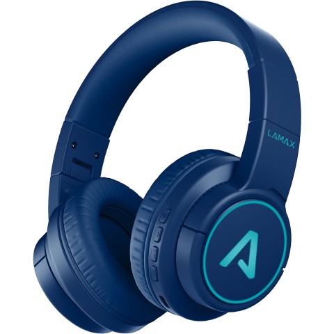 LAMAX GlowKid1 Bluetooth Fejhallgató kék