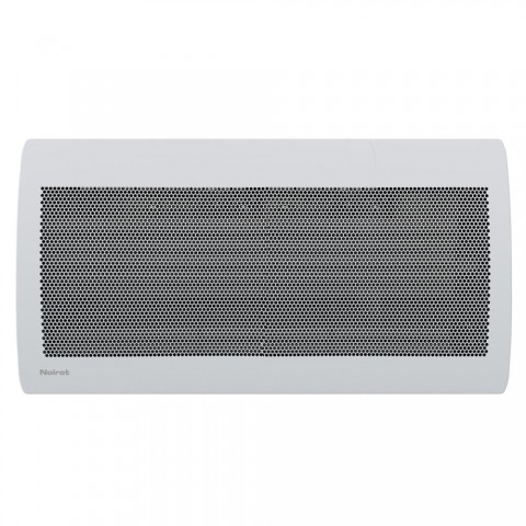 Noirot E184115 Radiance H 1500 BL elektromos hősugárzó panel, 1500 W, IP24 védettség, beépített termosztát LCD kijelzővel, fali kivitel