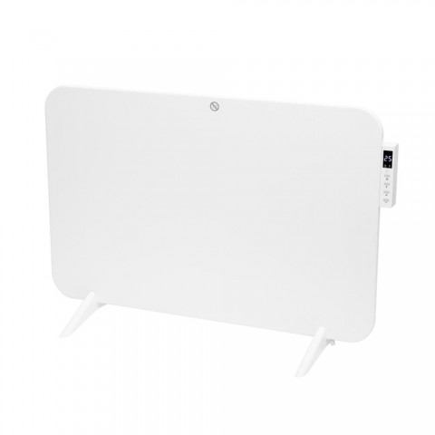 HOME FKIR450 hordozható/fali infrasugárzó fűtőtest, 450 W, Wifi, digitális termosztát, gyerekzár, LED kijelző, távirányító