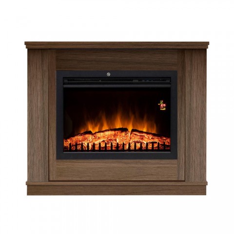 Home FKKF06 + FKKI 03 KIT FKK CALGARY beépíthető elektromos látványkandalló kerettel, admiral dió