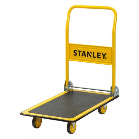 STANLEY SXWTD PC527 összecsukható kiskocsi, 150 kg teherbírás, golyóscsapágyas kerekek, gyors összecsukás, tömege 7,8 kg, acél váz