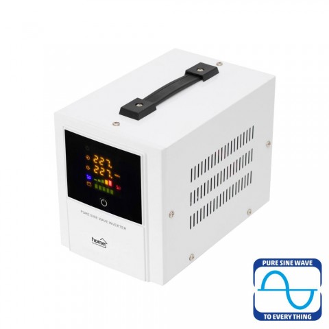 Home UPS500 szünetmentes táp és feszültségstabilizátor, 500 VA látszólagos teljesítmény, 140 – 275 V ~ bemenő hálózati feszültséghez