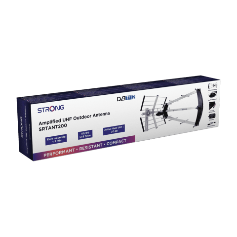 Strong SRT ANT 200 DVB-T/T2 kültéri antenna beépített erősítővel