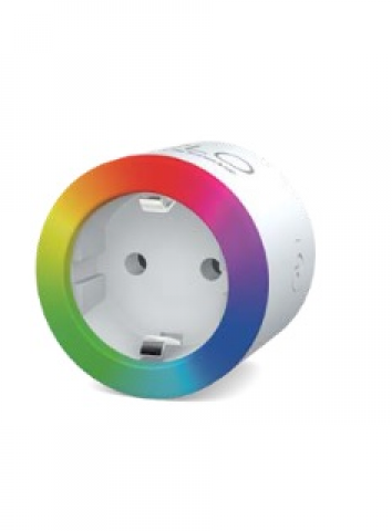 Strong Smart Wi-Fi Power Plug with multi-color LED okos konnektor