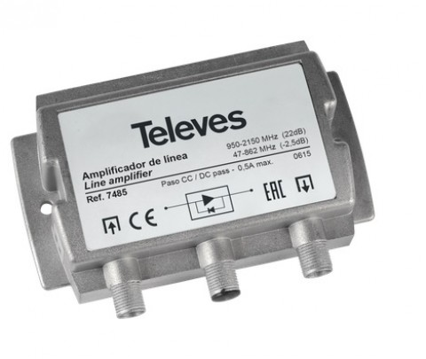 Televes 7485 Line Amplifier 2150Mhz
