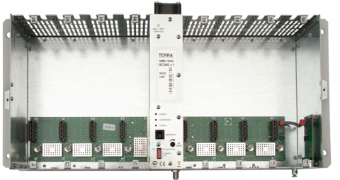 Terra UC380 fejállomás 8 modulos alapegység