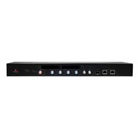 TDmH -14STC-I 8 x DVB-S2X and 6 DVB-T2/C to 8 x QAM or COFDM with 4 CI	