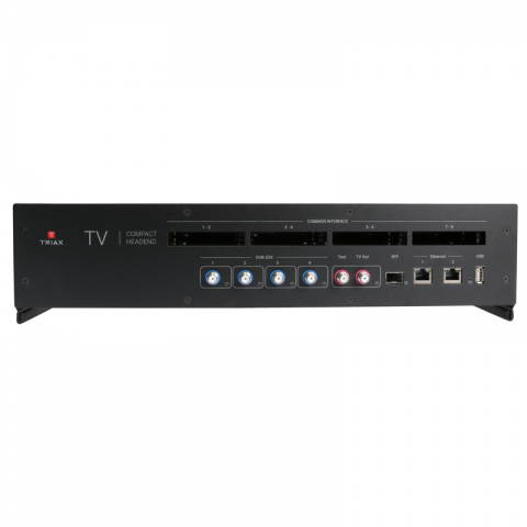 TDcH 16S-I: 16 x DVB-S2X to 16 x QAM or COFDM with 8 CI