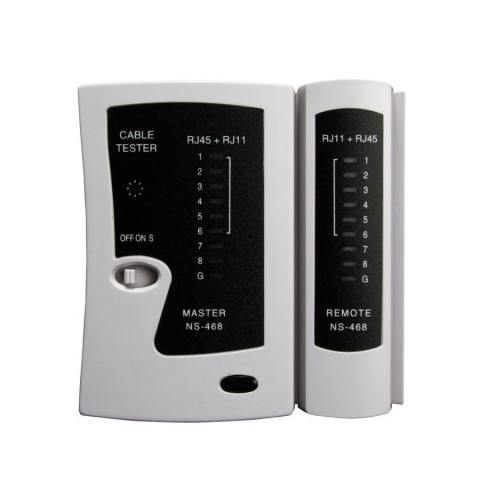 Triax Kábel teszter CAT6 RJ45 RJ45 RJ11 RJ12