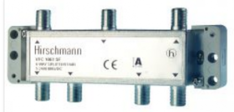 Triax VFC 1061 SF 6-os elosztó F csatl Sat