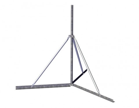 Antenna álvány lapos tetőre nagy alu/acél