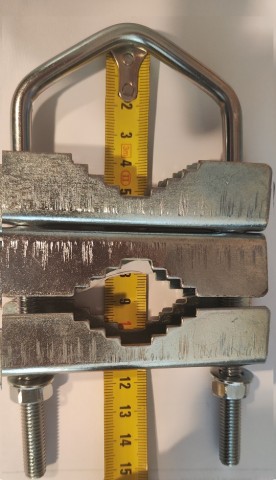 Csőtoldó szimpla 8mm bilincs