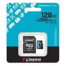 Kingston Canvas Go! Plus 128 GB U3 200 MB/s microSDXC memóriakártya
