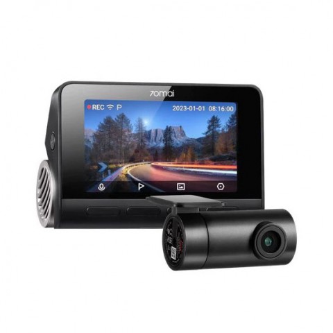 70mai Dash Cam 4K A810 menetrögzítő kamera + RC12 hátsó kamera szett