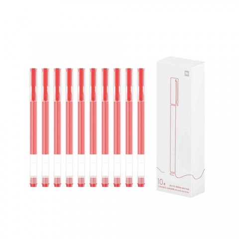 Xiaomi High-capacity Gel Pen (10-Pack) (Red) zselés toll 10-es csomag 0.5mm piros tinta (BHR8863GL)