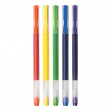 Xiaomi High-capacity Gel Pen(5-pack) zselés toll 5-ös csomag 0.5mm narancs,sárga,zöld,kék,lila tinta
