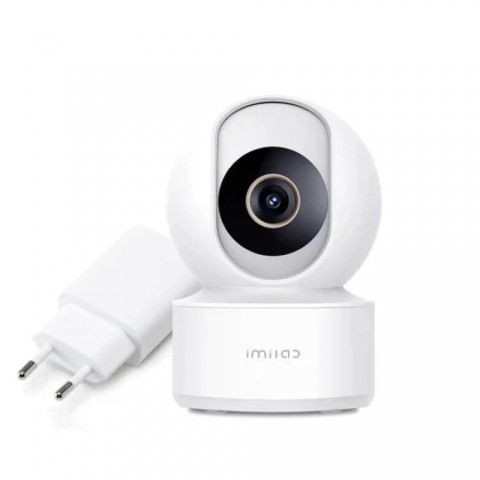 Imilab C22 okos WiFi biztonsági kamera + hálózati adapter - Fehér