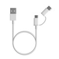 Xiaomi Mi 2-in-1 USB kábel (Micro USB -> Type C) 30cm (SJV4083TY)