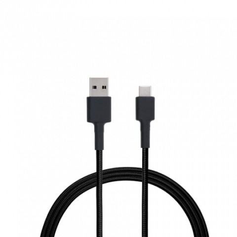 Xiaomi Mi Braided USB Type-C kábel 100cm (SJV4109GL) - FEKETE