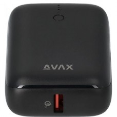 AVAX PB105B MINI PD/Type C 20W gyorstöltő Powerbank 10.000mAh fekete
