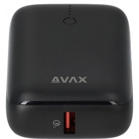 AVAX PB105B MINI PD/Type C 20W gyorstöltő Powerbank 10.000mAh fekete