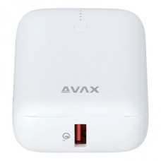 AVAX PB105W MINI PD/Type C 20W gyorstöltő Powerbank 10.000mAh fehér