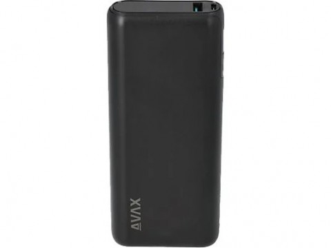 AVAX PB202B VITALITY PD/Type C 65W+QC 18W gyorstöltő Powerbank 20.000mAh fekete