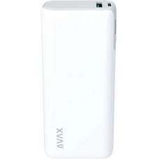 AVAX PB202W VITALITY PD/Type C 65W+QC 18W gyorstöltő Powerbank 20.000mAh fehér