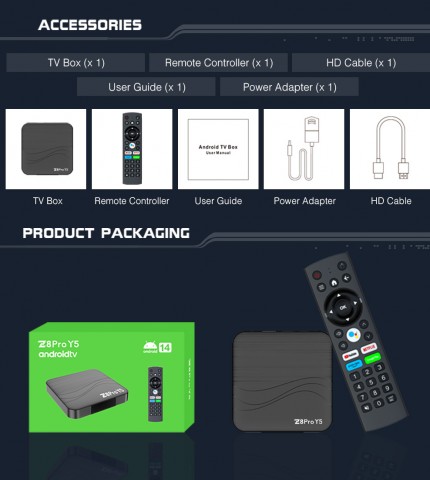 Z8 Pro Y5 Tv Box 4GB 32GB Android TV Box Z8 Pro Y5 Tv Box 4GB 32GB Android TV Box