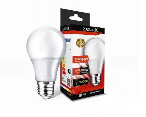 Zelux Led Globe 14W E27 3000K Gömb Izzó 