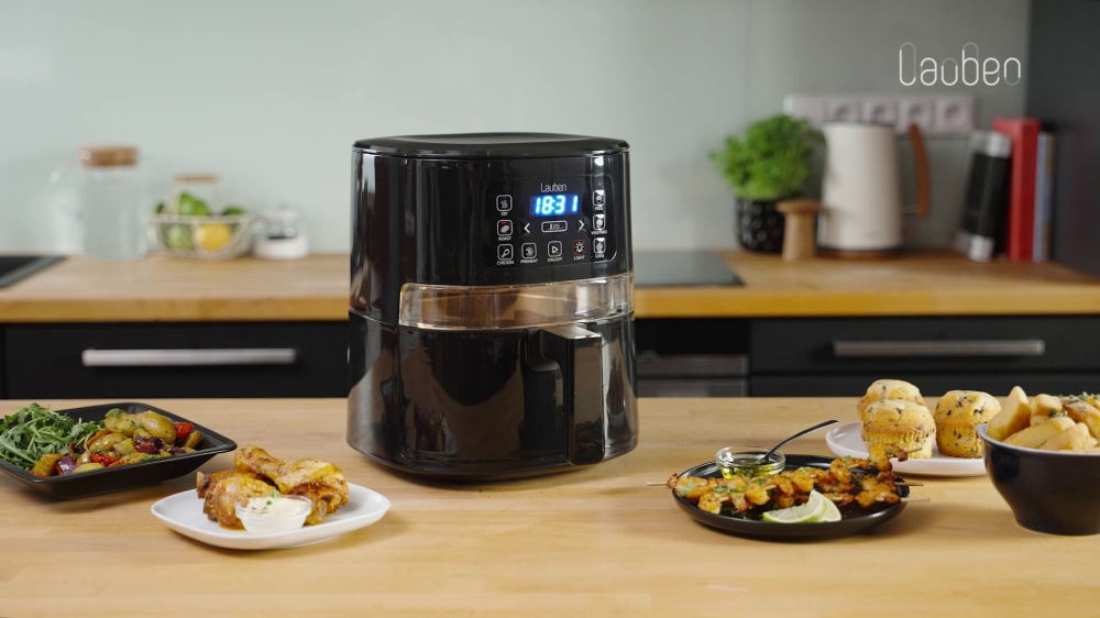 Lauben Hot Air Fryer 4000BC - Légkeveréses fritőz 8 funkcióval