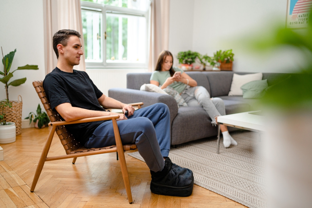 Világos lábak, mint a pamut